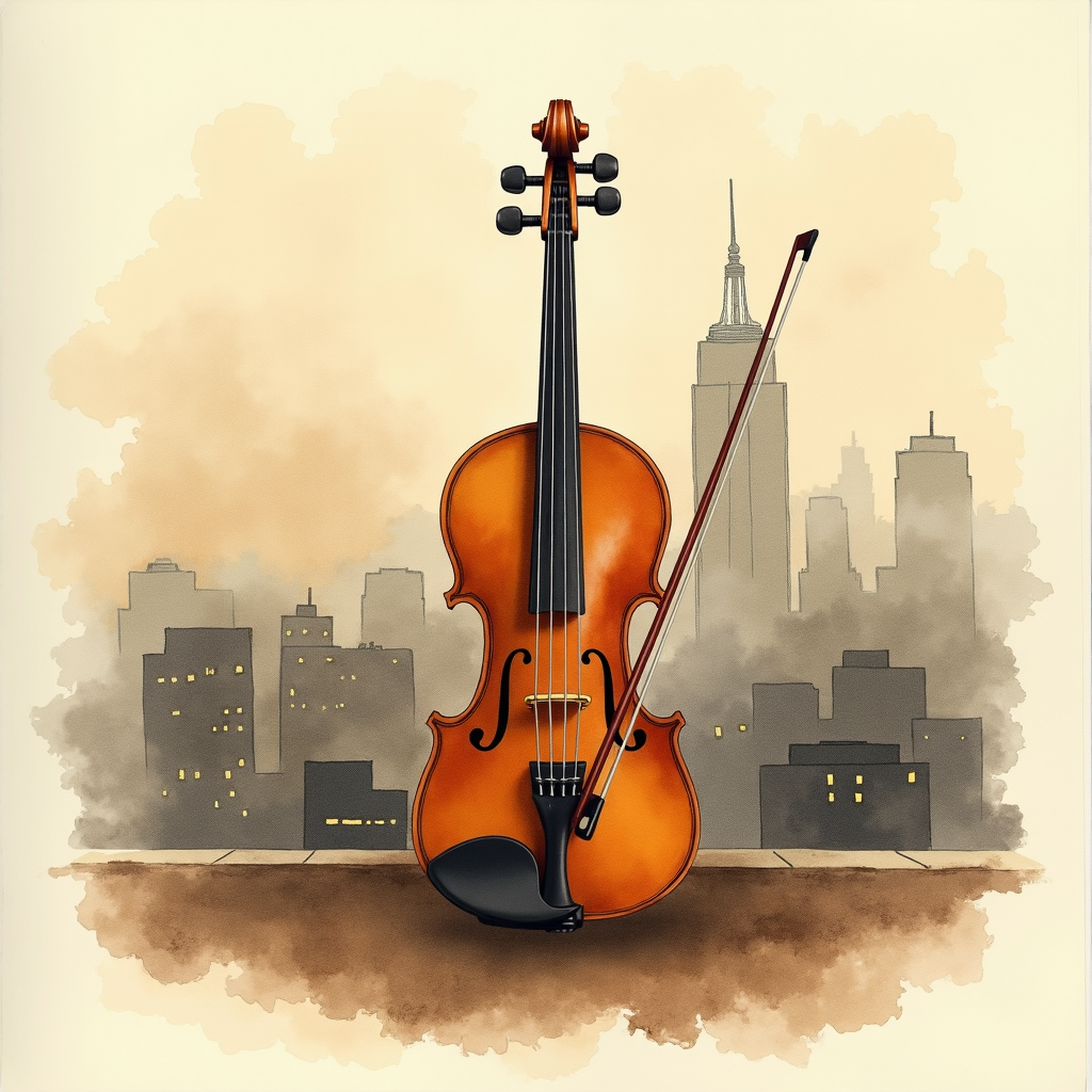 Lámina del estilo musical Street Orchestral, familia Asfalto y diamantes