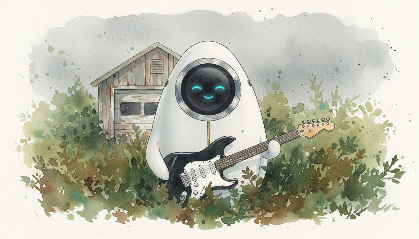 Lámina del estilo musical Grunge, familia Caminos eléctricos