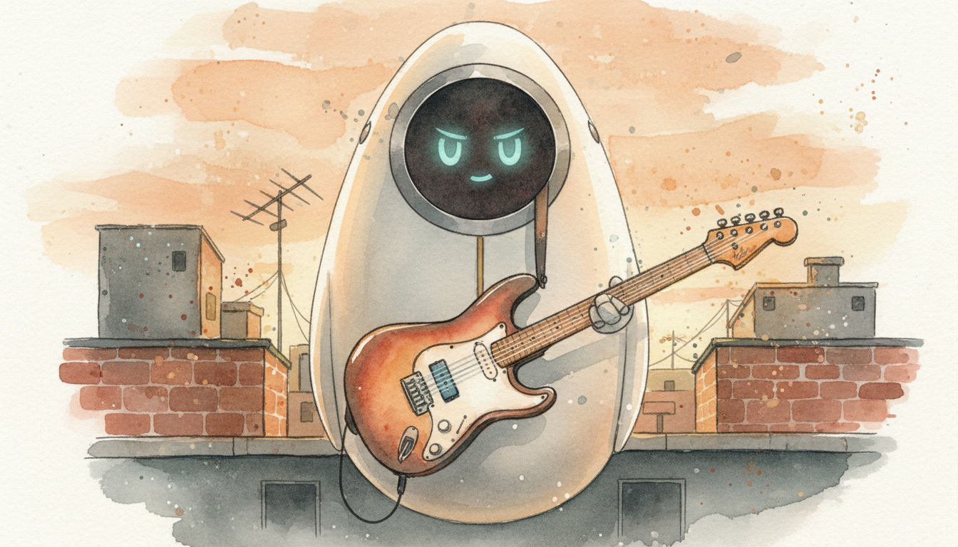 Lámina del estilo musical Rock Urbano, familia Caminos eléctricos