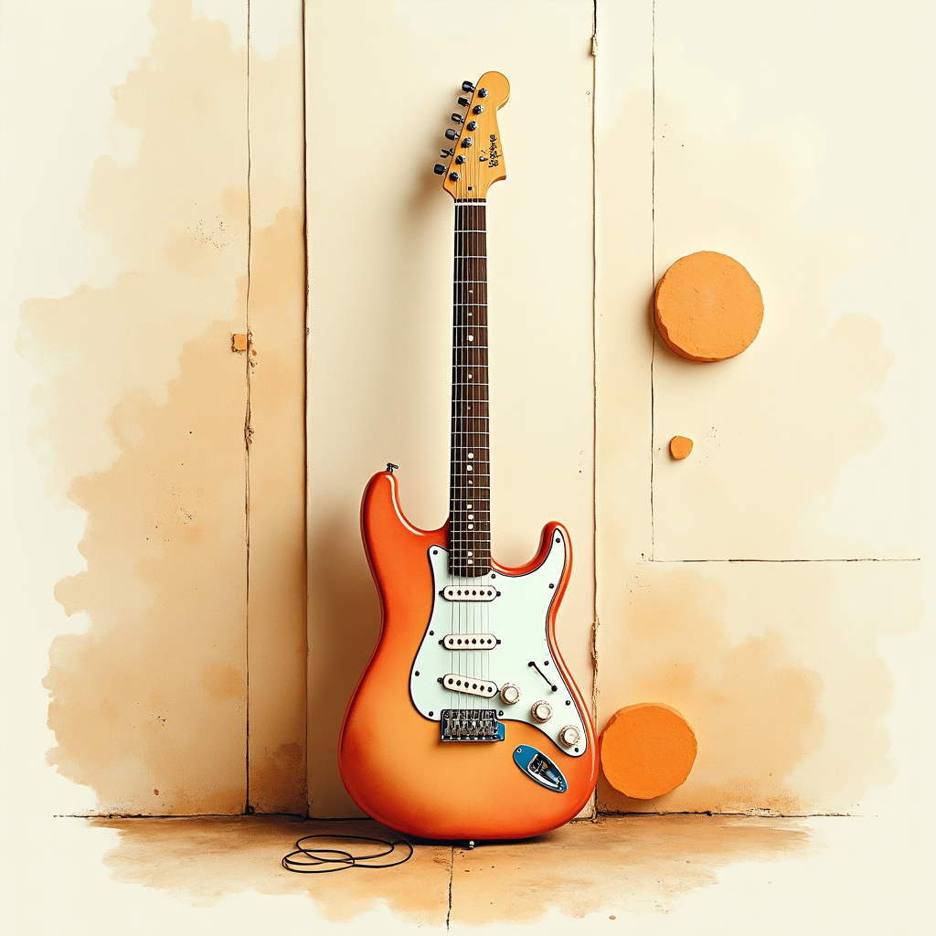 Lámina del estilo musical Math Rock, familia Caminos eléctricos
