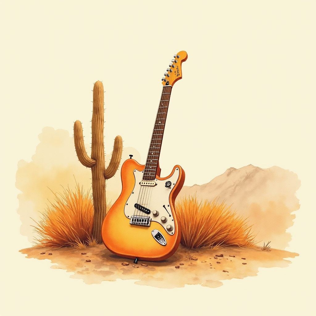 Lámina del estilo musical Stoner Rock, familia Caminos eléctricos