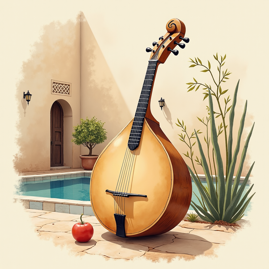 Lámina del estilo musical Música Andalusí, familia Mundos lejanos