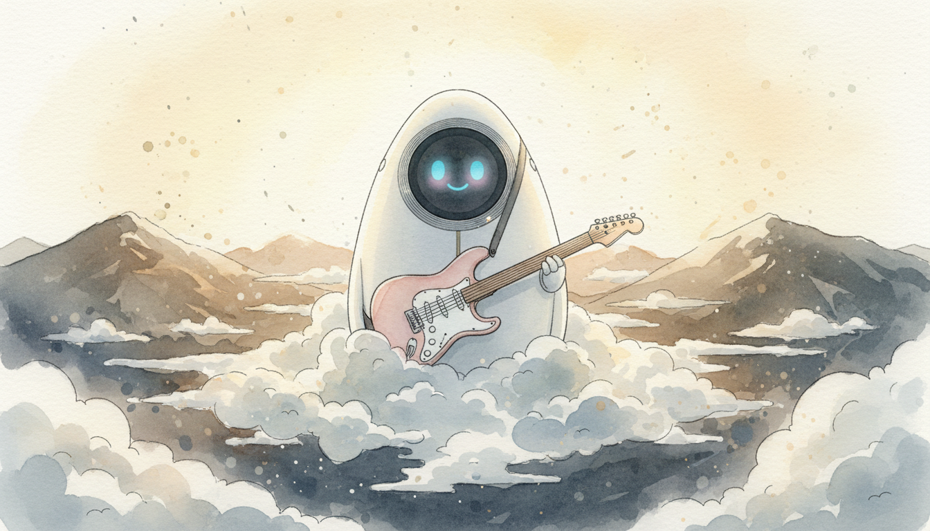 Lámina del estilo musical Post-Rock, familia Niebla y nostalgia