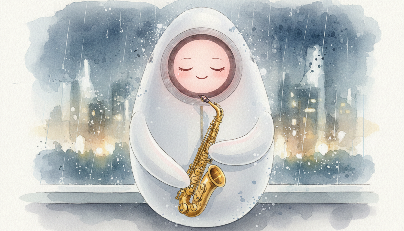 Lámina del estilo musical Quiet Storm, familia Romance de lluvia