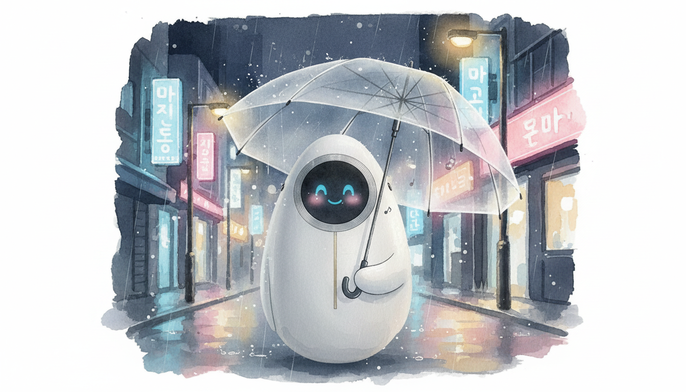 Lámina del estilo musical Balada K-Pop, familia Romance de lluvia