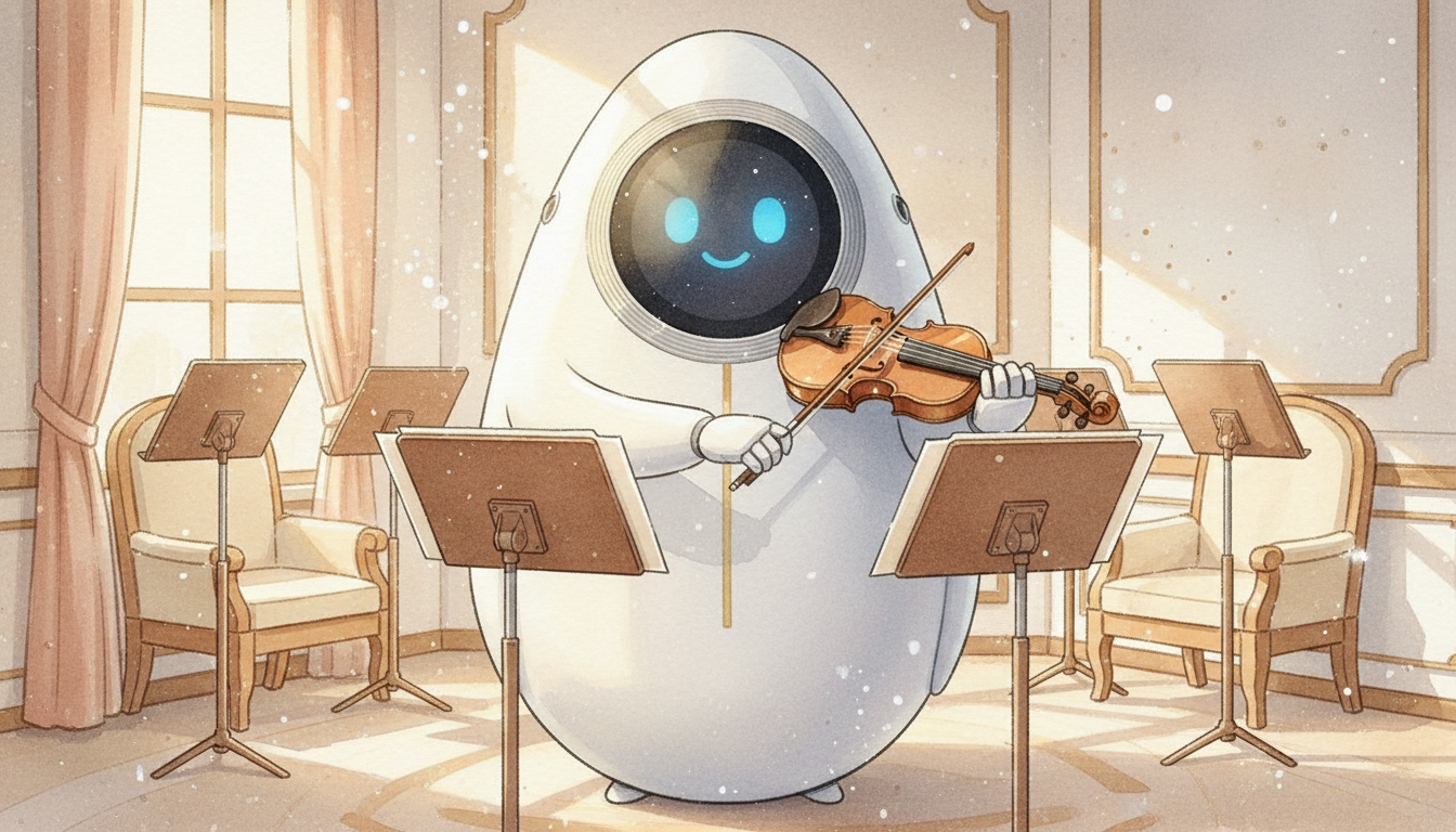 Lámina del estilo musical Cuarteto de Cuerdas, familia Salón de los siglos