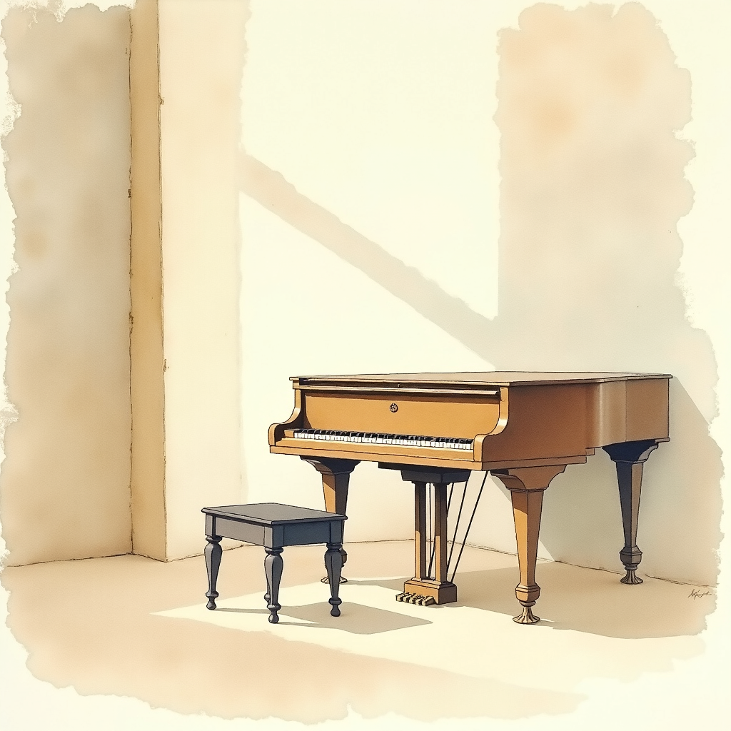Lámina del estilo musical Sonata Clásica, familia Salón de los siglos