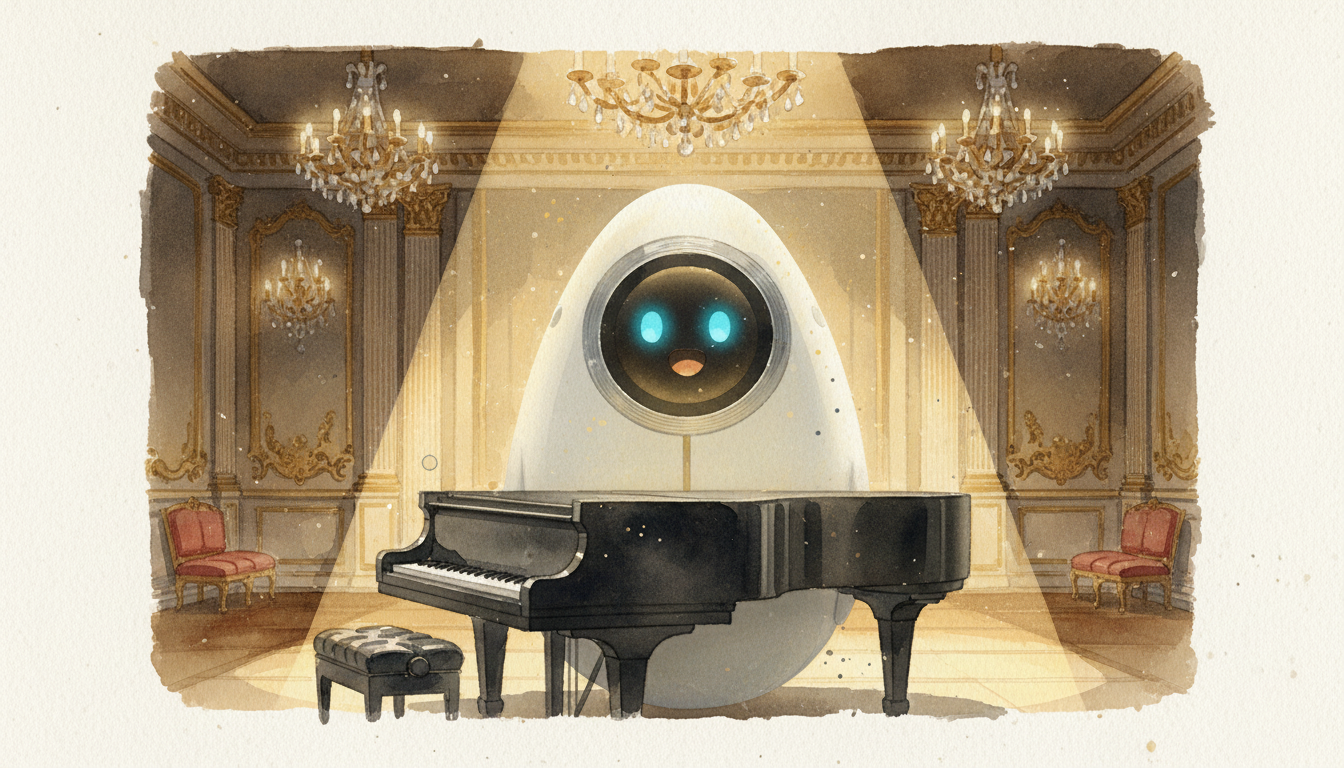 Lámina del estilo musical Piano Romántico Virtuoso, familia Salón de los siglos